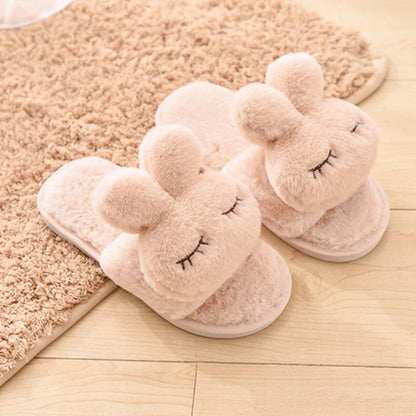 Women's Rabbit Eyelash Slippers nihaodropshipping