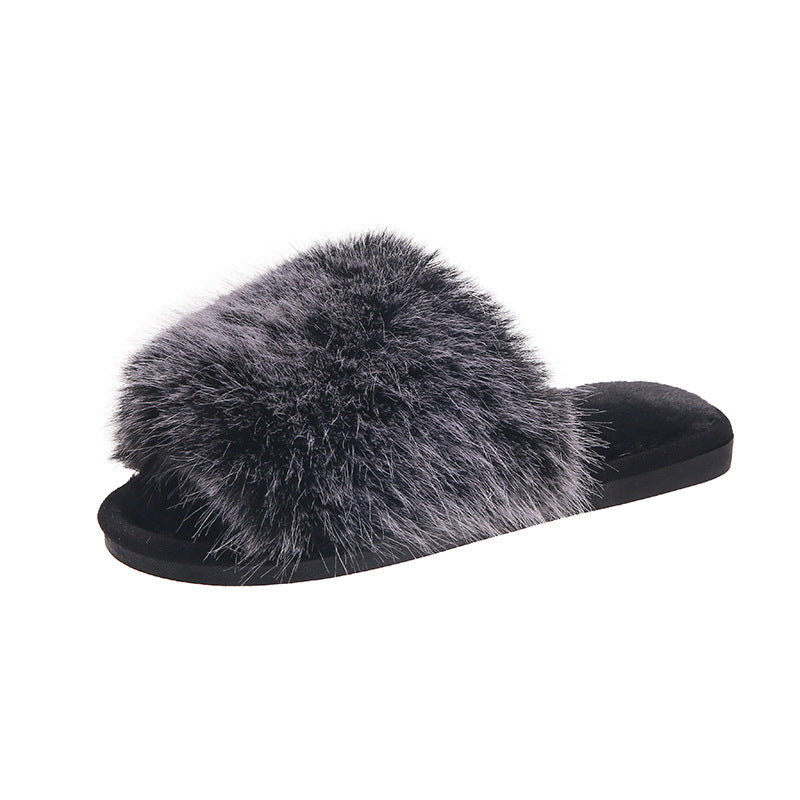 Women's Fuzzy House Shoe Sandals nihaodropshipping