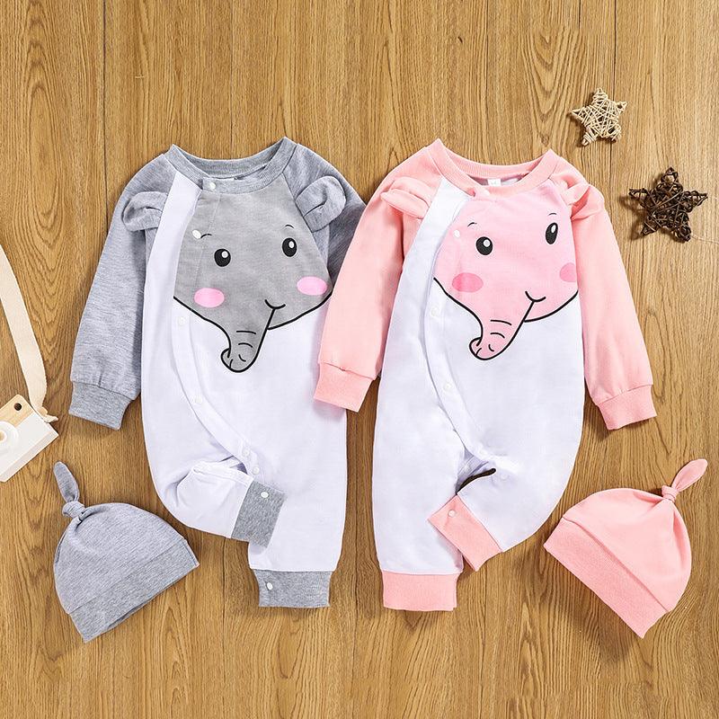 Newborn One-piece Long Sleeve Rompers nihaodropshipping