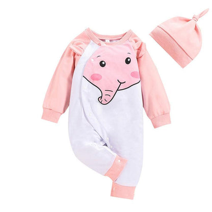 Newborn One-piece Long Sleeve Rompers nihaodropshipping