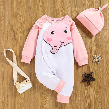 Newborn One-piece Long Sleeve Rompers nihaodropshipping