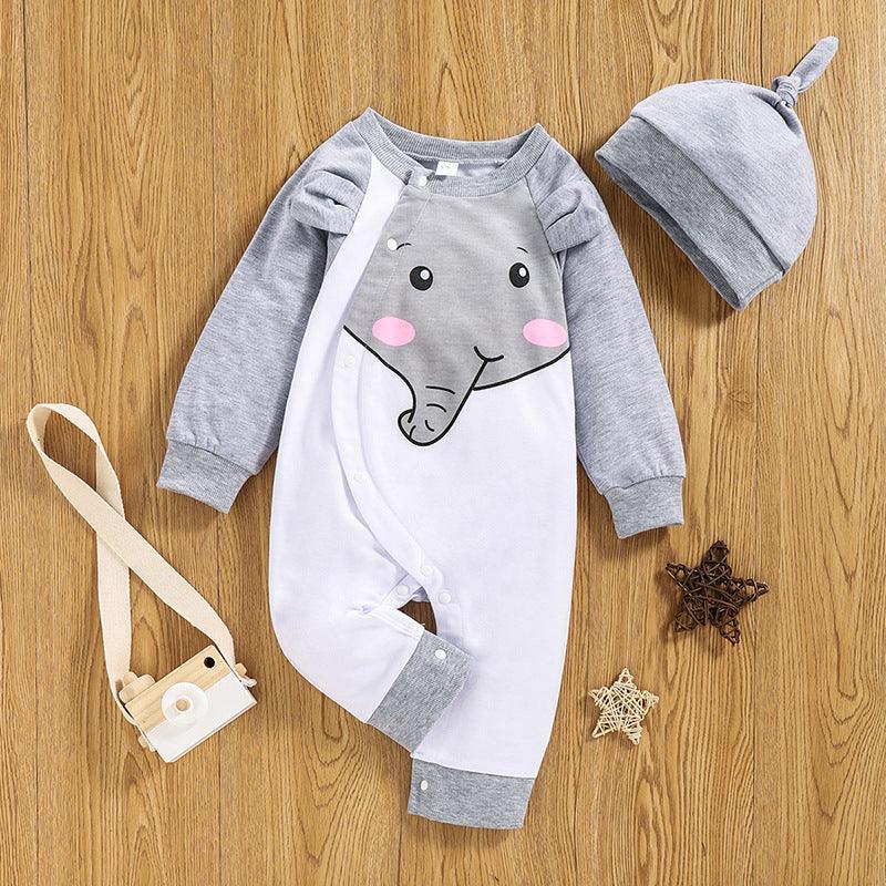 Newborn One-piece Long Sleeve Rompers nihaodropshipping