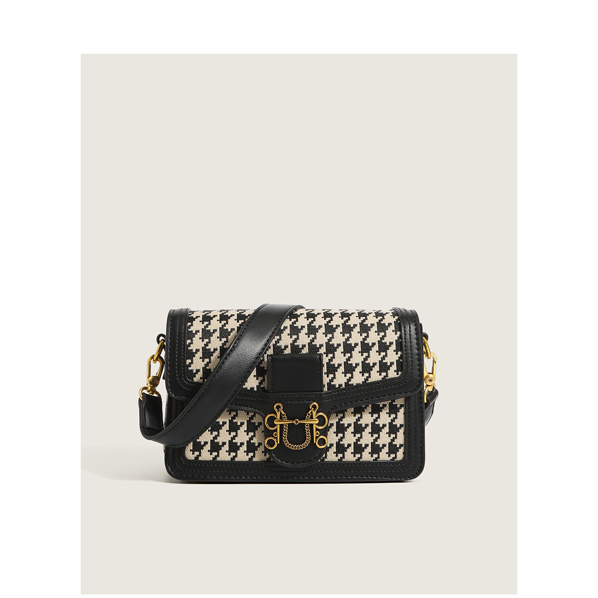 Women's Houndstooth Messenger Bag nihaodropshipping