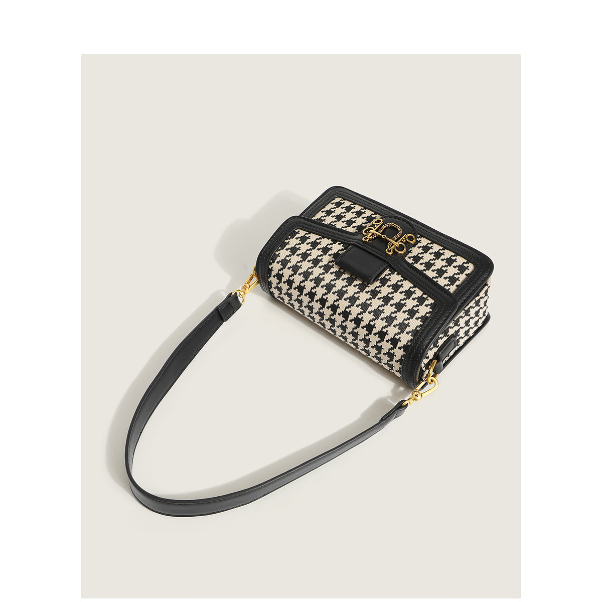 Women's Houndstooth Messenger Bag nihaodropshipping