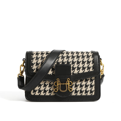 Women's Houndstooth Messenger Bag nihaodropshipping