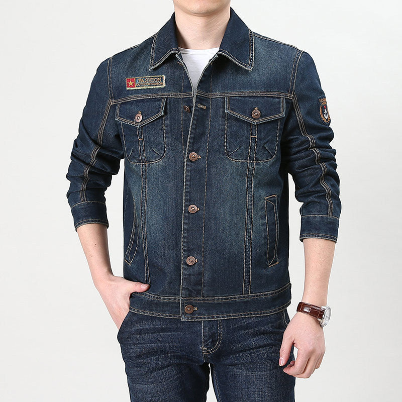 Men's Denim Jacket nihaodropshipping