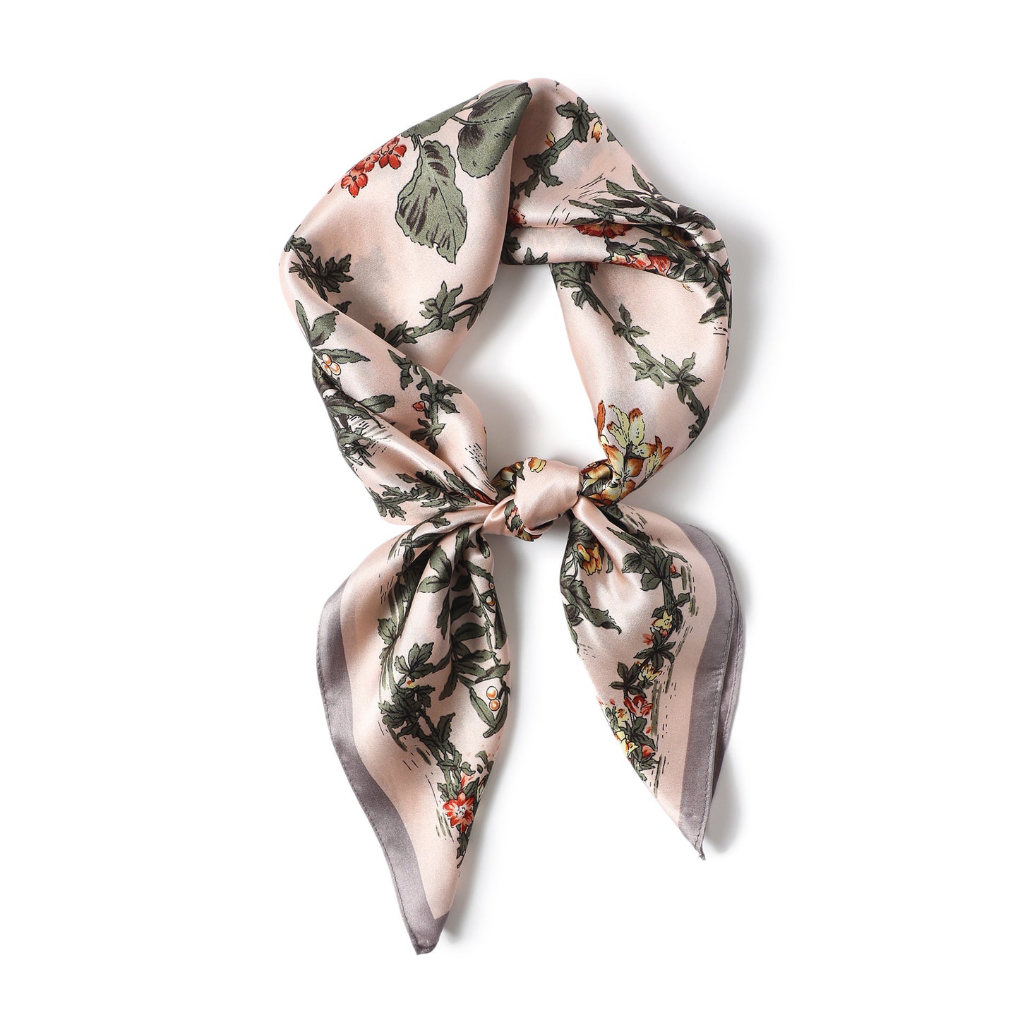 Women's Thin Silk Scarf with Nature Pattern nihaodropshipping