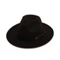 Women's Wide Brimmed Fedora with Thin Belt nihaodropshipping