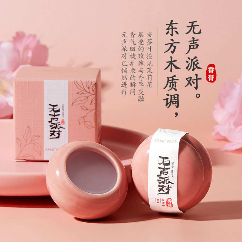 Women's Ancient Style Solid Perfume Balm with Light Scent nihaodropshipping