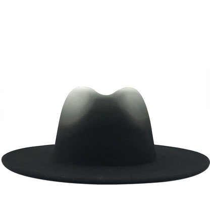 Woolen Fedora Hat with Wide Brim nihaodropshipping