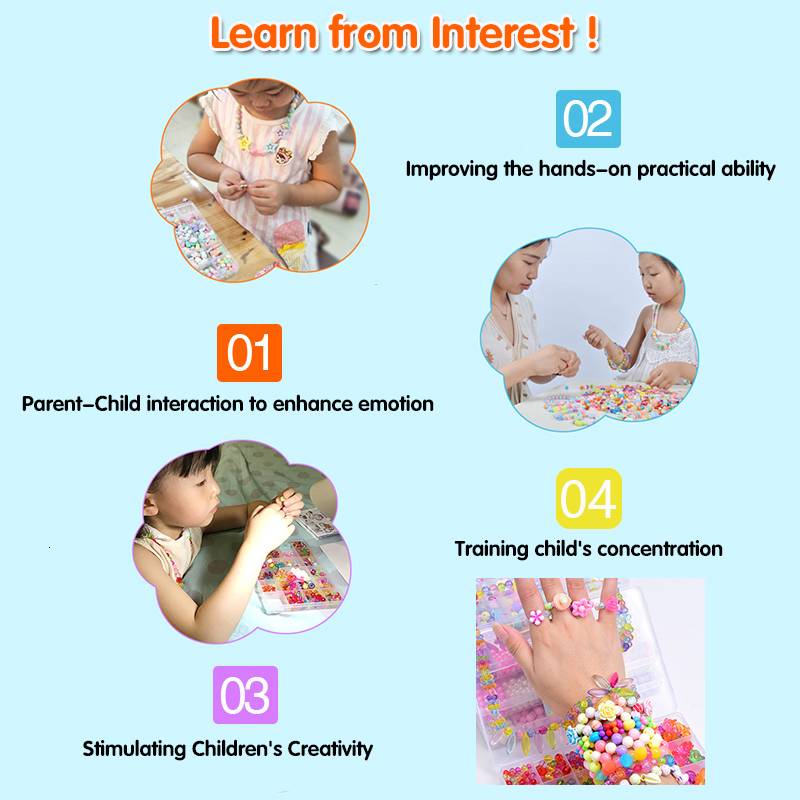 ⚠️ Kid's Fashion Beads for  Jewelry Making nihaodropshipping