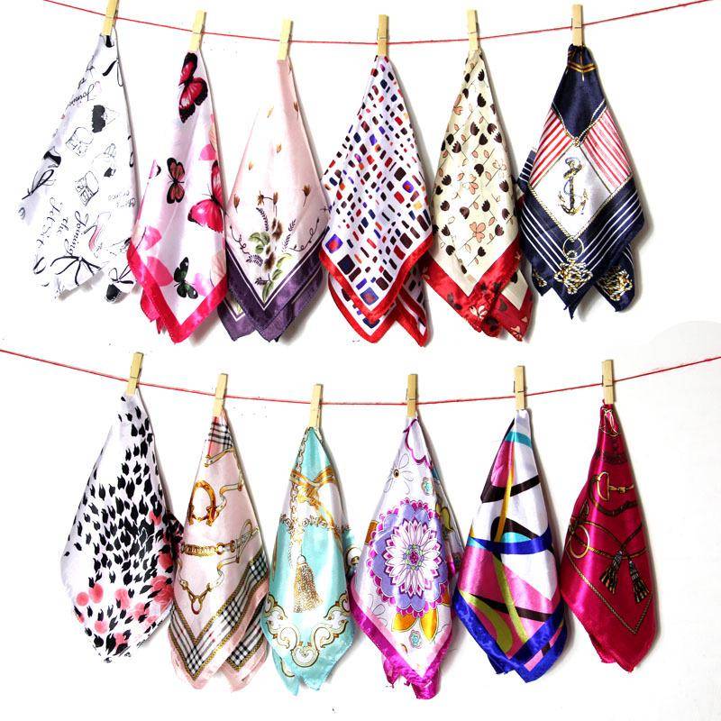 Women's Variety Pattern Silk Scarf nihaodropshipping