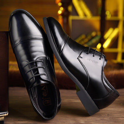 Men's Pointed Toe Dress Shoes With Heightening Inserts nihaodropshipping