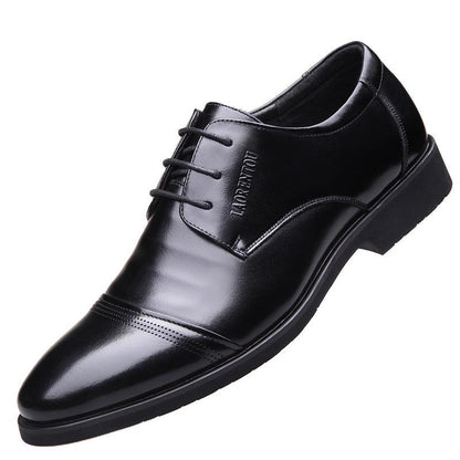 Men's Pointed Toe Dress Shoes With Heightening Inserts nihaodropshipping