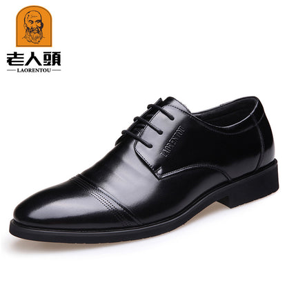 Men's Pointed Toe Dress Shoes With Heightening Inserts nihaodropshipping