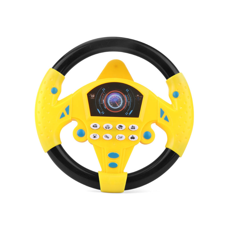 🚨🔊 Kid's Education Play Co-Pilot Steering Wheel Simulation nihaodropshipping