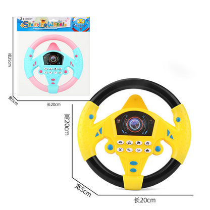 🚨🔊 Kid's Education Play Co-Pilot Steering Wheel Simulation nihaodropshipping