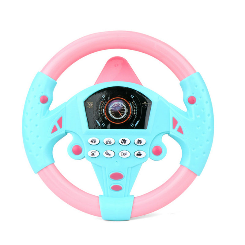 🚨🔊 Kid's Education Play Co-Pilot Steering Wheel Simulation nihaodropshipping