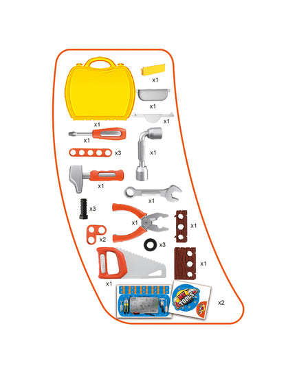 ⚠️ Kid's Education Play Tool Box Toy Set (Yellow) nihaodropshipping