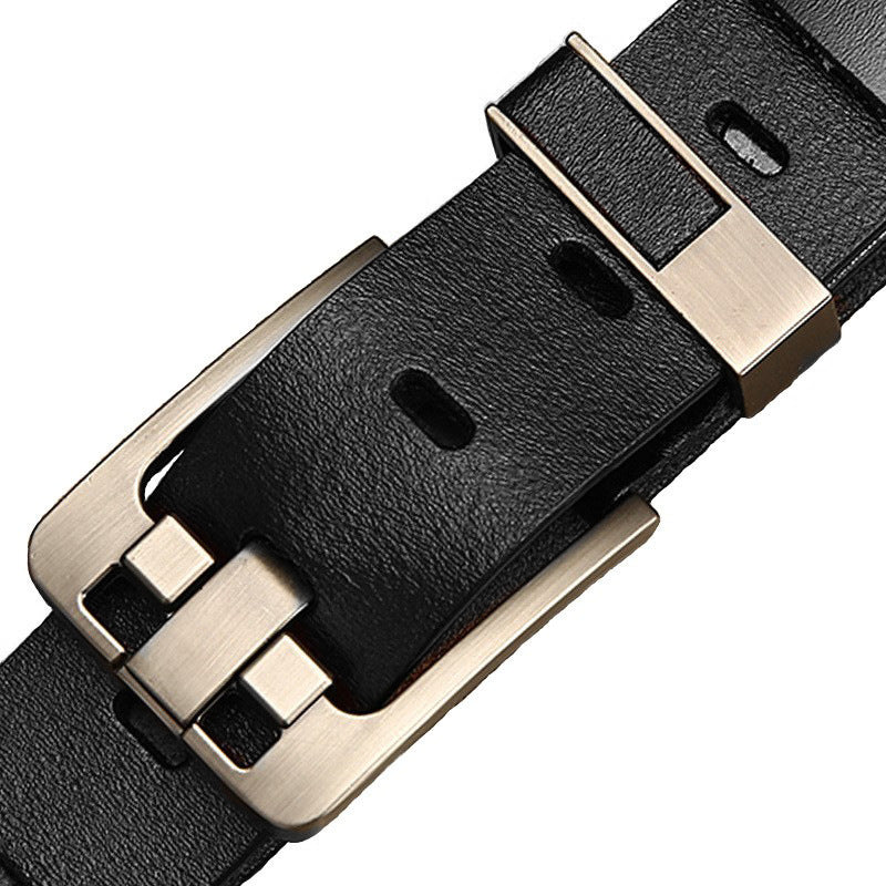 Men's Retro Style Pinhole Belt nihaodropshipping