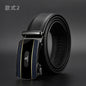 Men's Two Layet Automatic Buckle PU Leather Belt nihaodropshipping