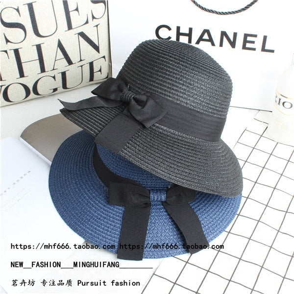 Women's Sun Hat with Large Bow nihaodropshipping