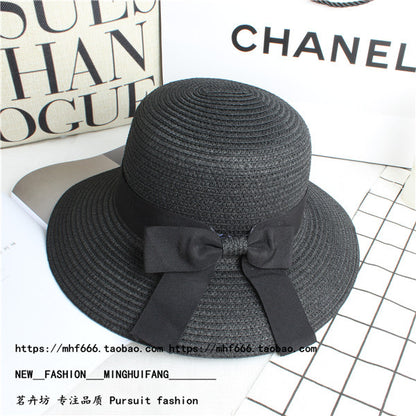 Women's Sun Hat with Large Bow nihaodropshipping