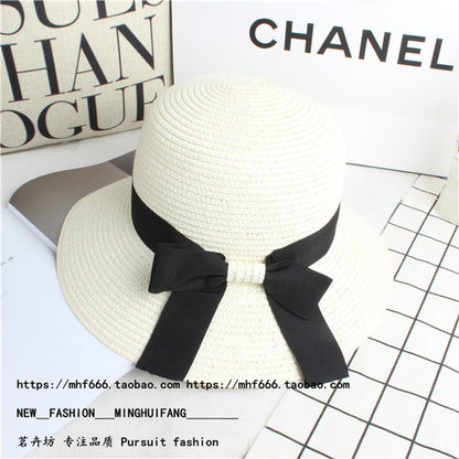 Women's Sun Hat with Large Bow nihaodropshipping