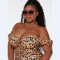 Plus Size Polka Dots Swimsuit nihaodropshipping