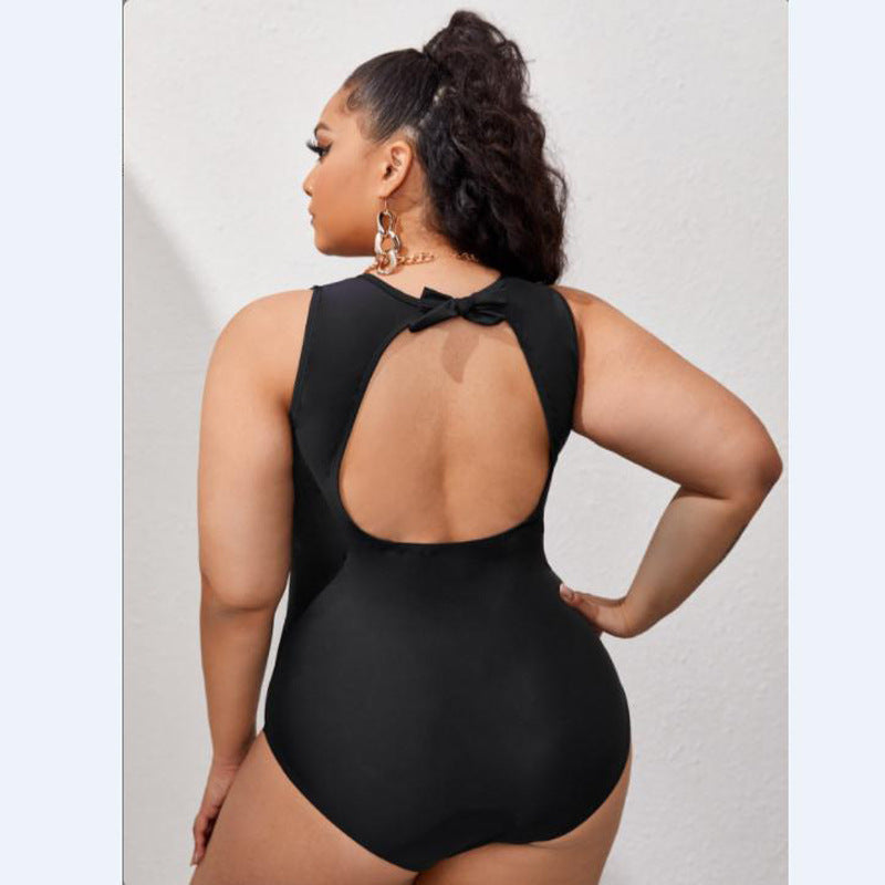 Plus Size Mesh Swimsuit nihaodropshipping