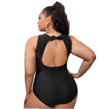 Plus Size Mesh Swimsuit nihaodropshipping