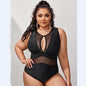 Plus Size Mesh Swimsuit nihaodropshipping