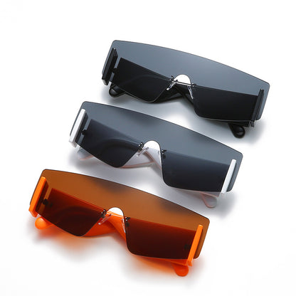 Wide Rimless Sunglasses nihaodropshipping