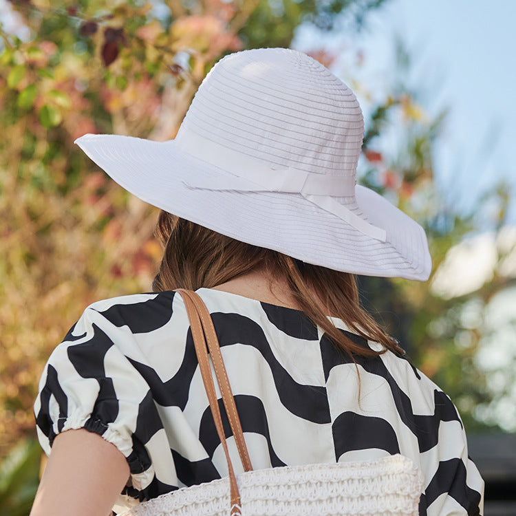 Women's Beach Style Bucket Hat with Adjustable Strap nihaodropshipping