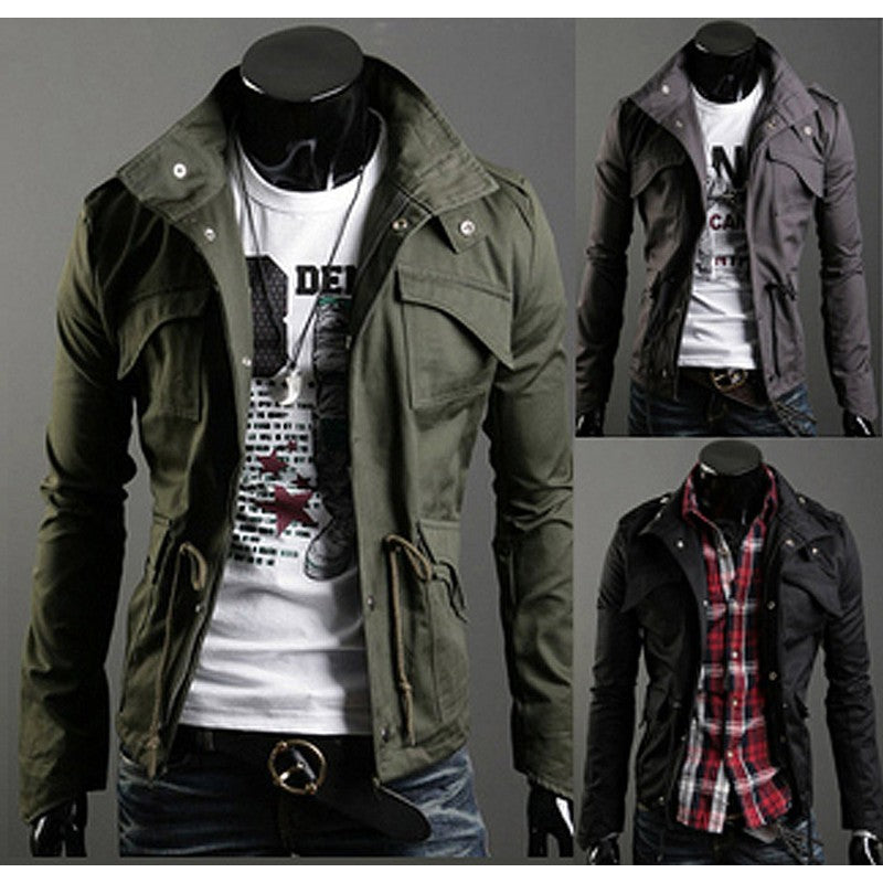 Men's Military Inspired Jacket nihaodropshipping