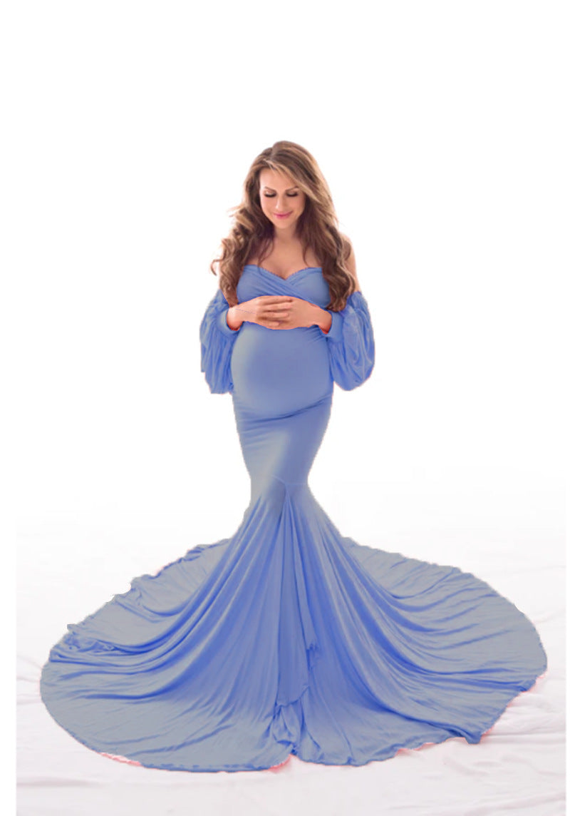 Maternity Gown for Pregnancy Photo Shoot nihaodropshipping