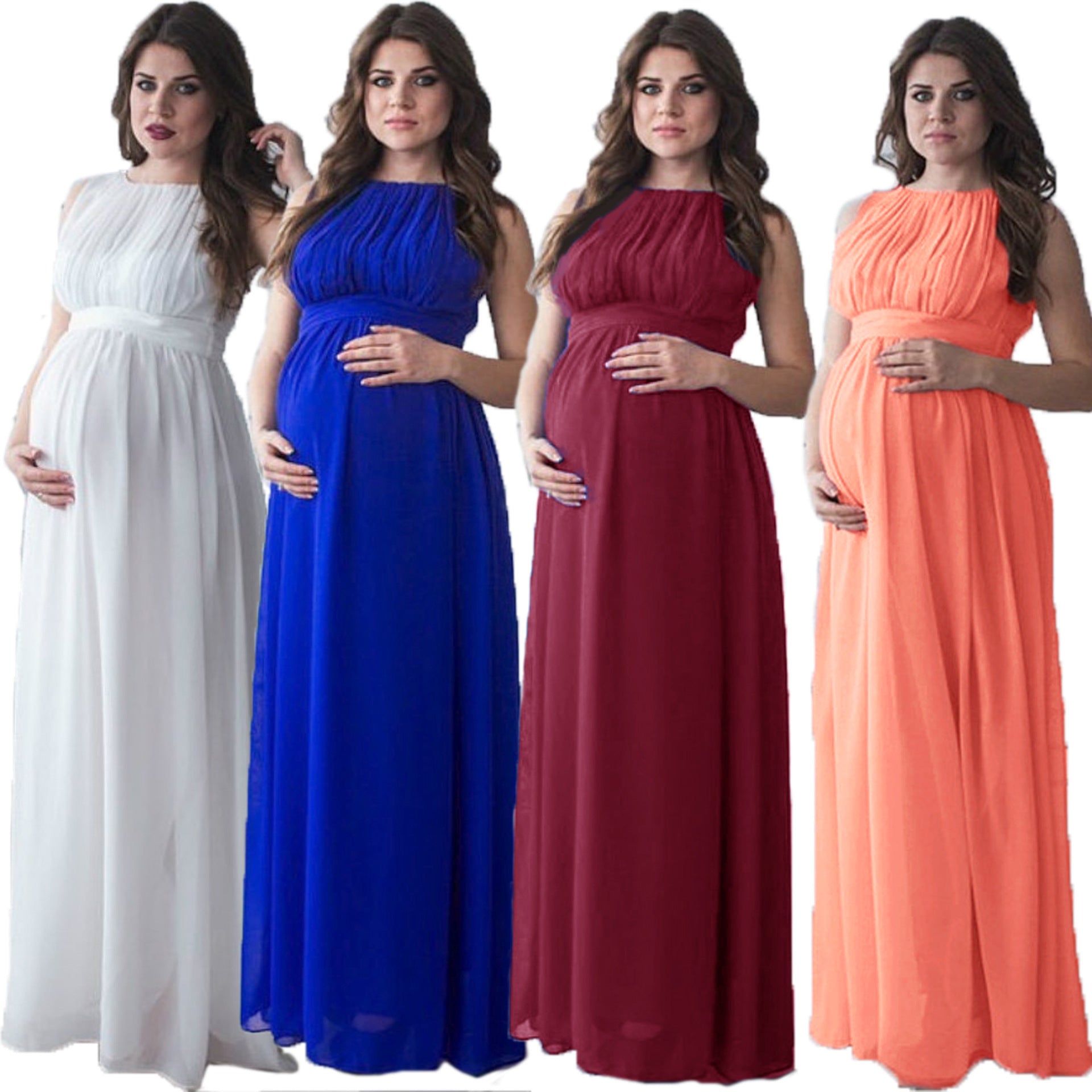 Women's Sleeveless Maternity Dress for Pregnancy Photo Shoot nihaodropshipping