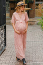 Women's Lace Embroidered Maternity Dress nihaodropshipping