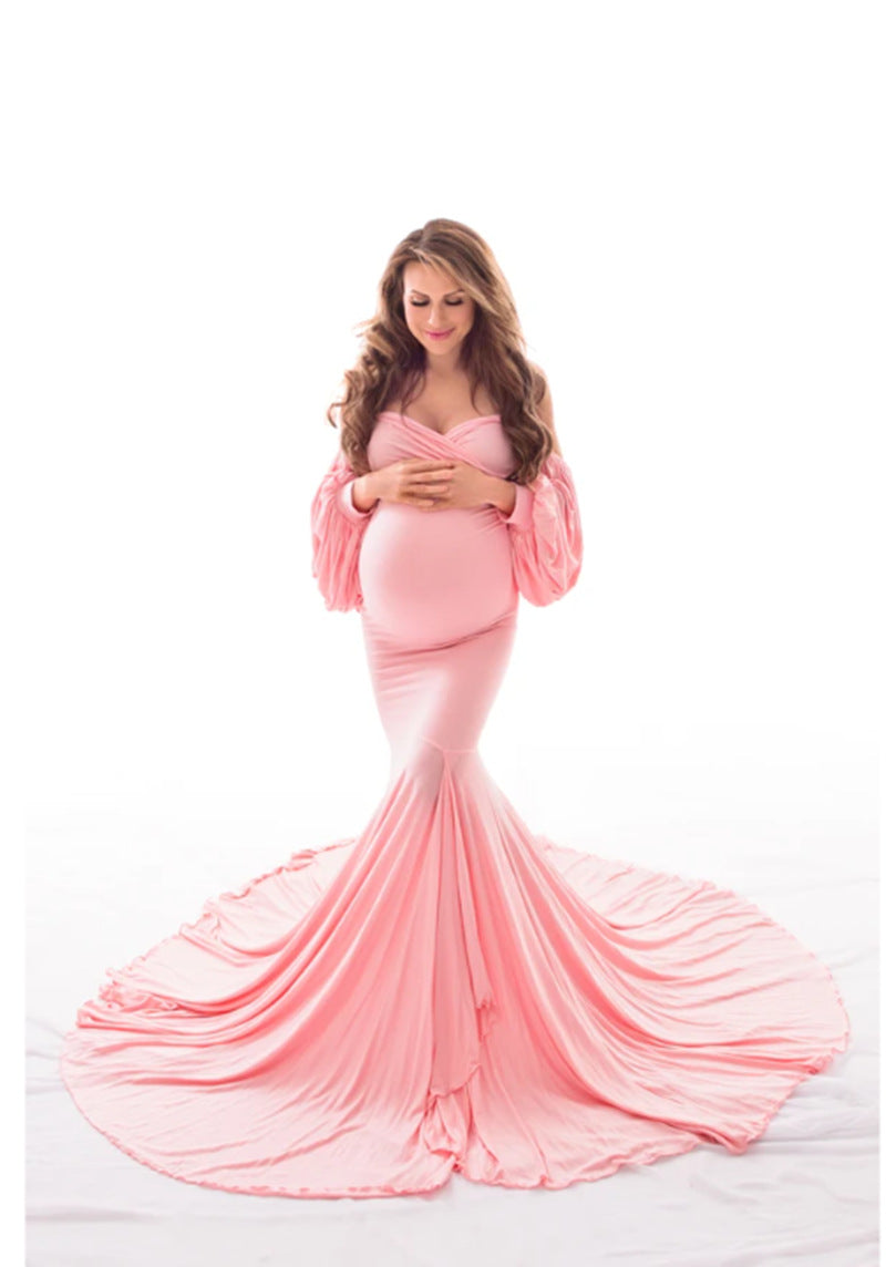 Maternity Gown for Pregnancy Photo Shoot nihaodropshipping