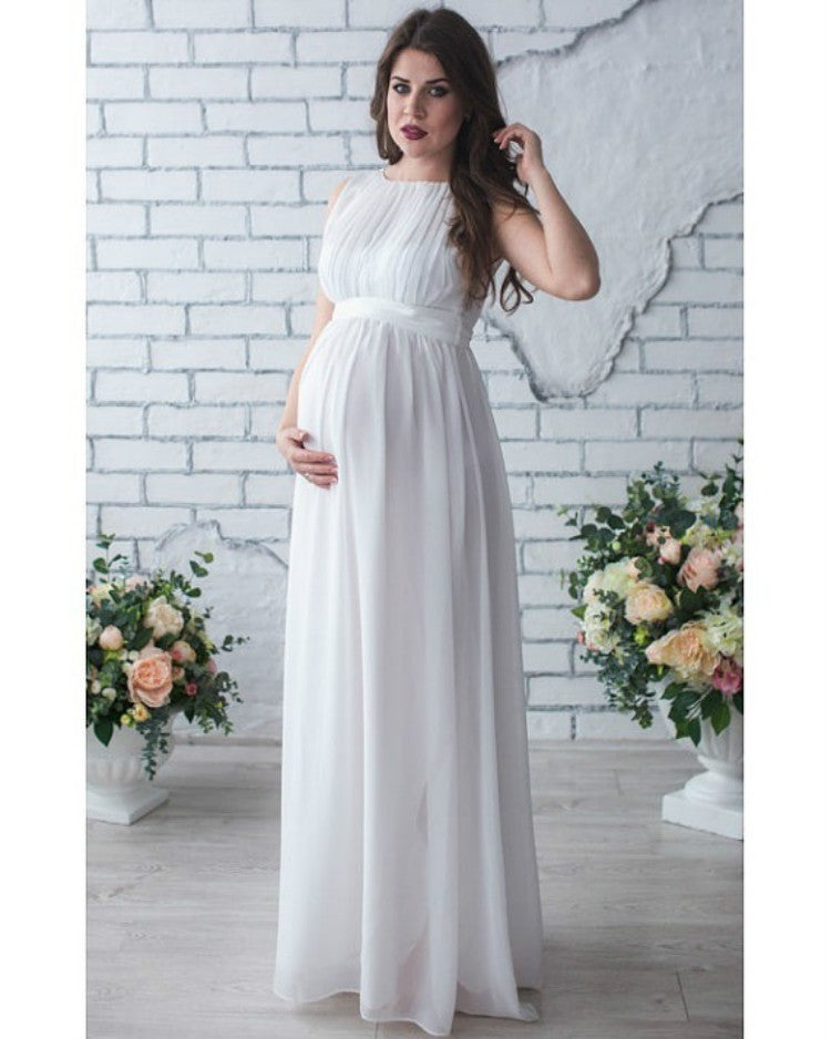 Women's Sleeveless Maternity Dress for Pregnancy Photo Shoot nihaodropshipping