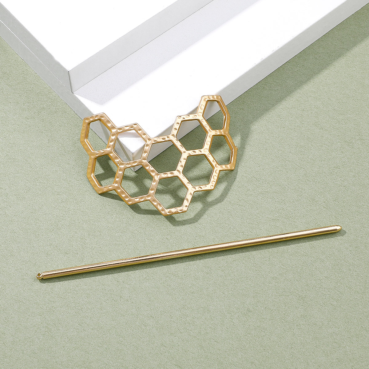 Women's Honeycomb Alloy Hairpin nihaodropshipping