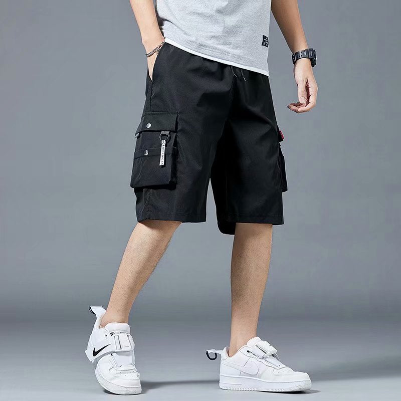 Men's Loose Casual Pants Multi-Pocket Shorts nihaodropshipping