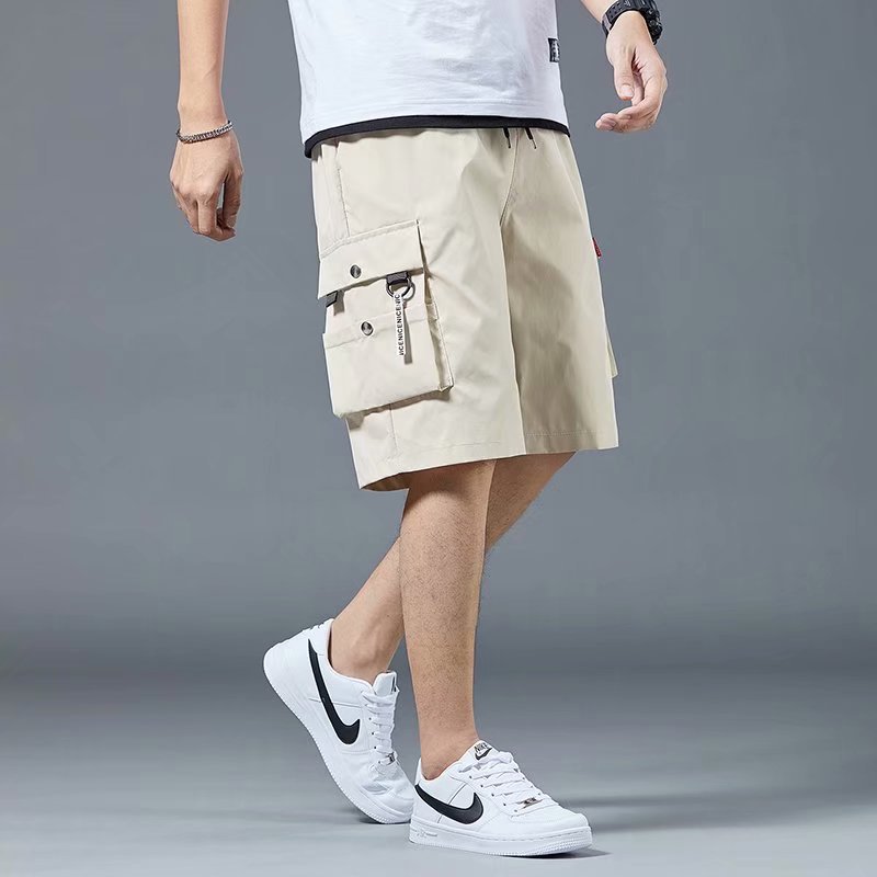 Men's Loose Casual Pants Multi-Pocket Shorts nihaodropshipping