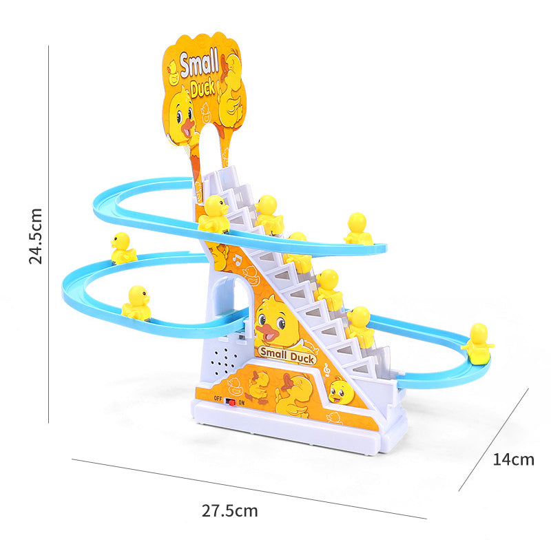 ⚠️🚨🔊 Electric Toy Duck Puzzle Assembling Track Toy nihaodropshipping