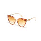 Women's Round Cat's Eye Hawksbill Large Frame Hollow Metal Sunglasses nihaodropshipping