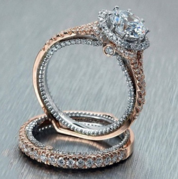 Women's Rose Gold Engagement Ring nihaodropshipping