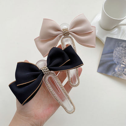 Women's Fashion Sweet Bow Knot Cloth Headwear Hair Clip nihaodropshipping