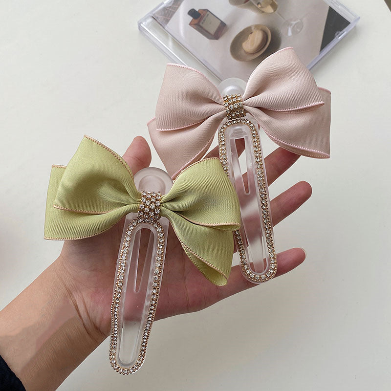 Women's Fashion Sweet Bow Knot Cloth Headwear Hair Clip nihaodropshipping