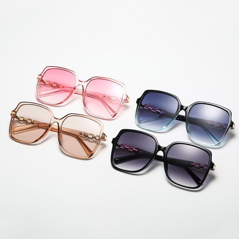 Women's Fashion Gradient Color Square Sunglasses nihaodropshipping