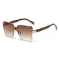 Women's Fashion Gradient Color Square Sunglasses nihaodropshipping